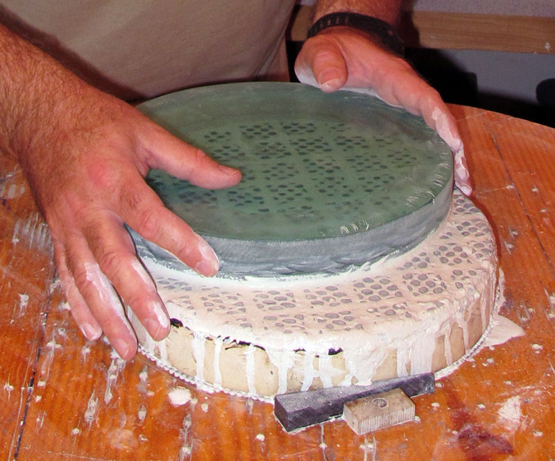 Polishing a mirror